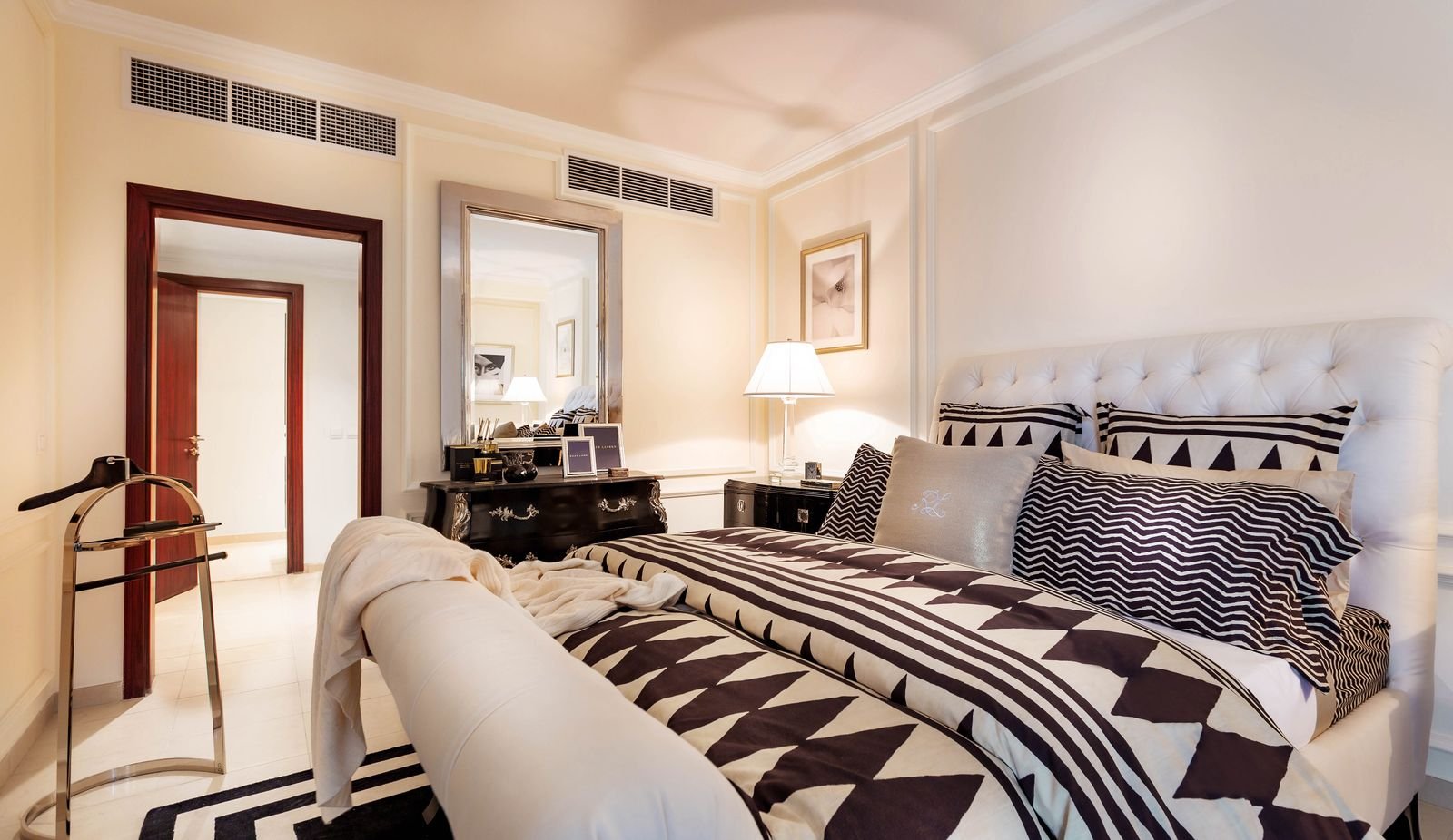 Modern apartment bedroom