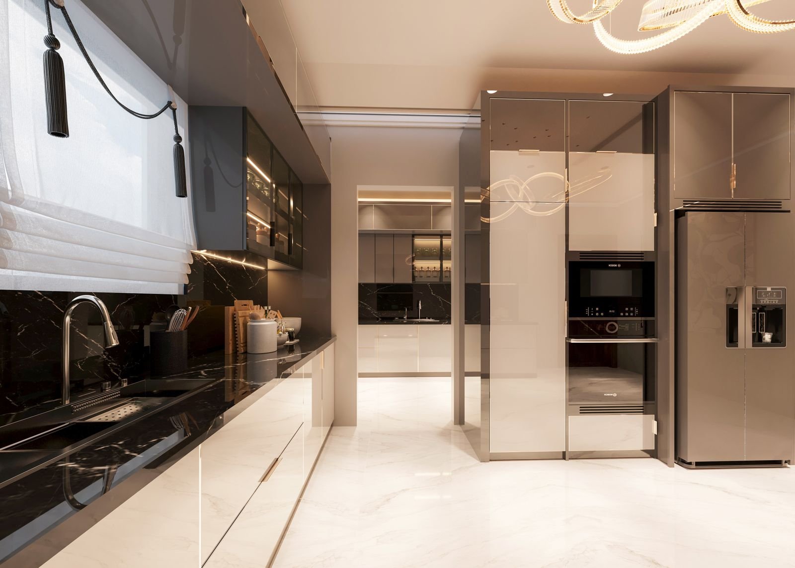 Taj City villa kitchen